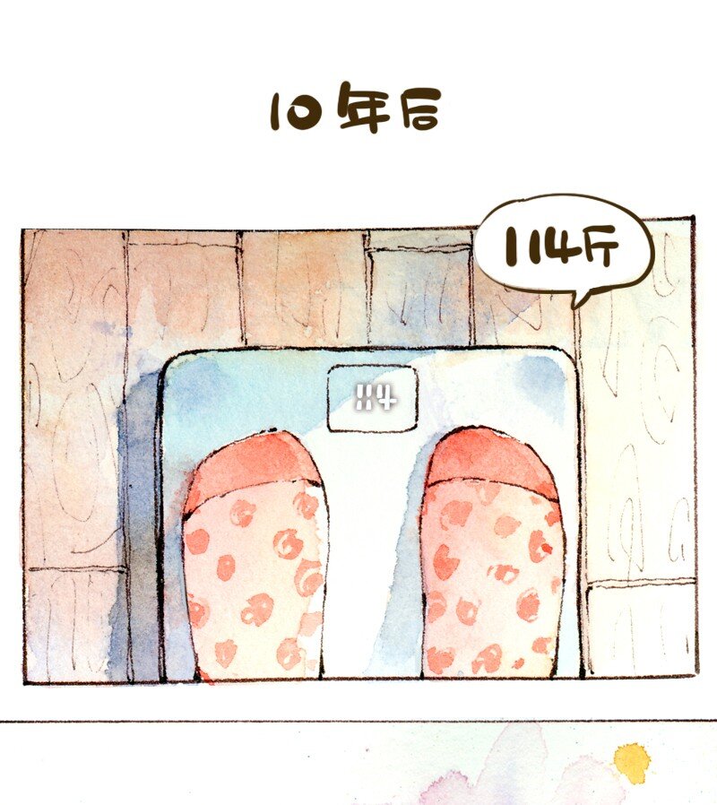 🍟满满日常漫画 02 关于体重 第3页