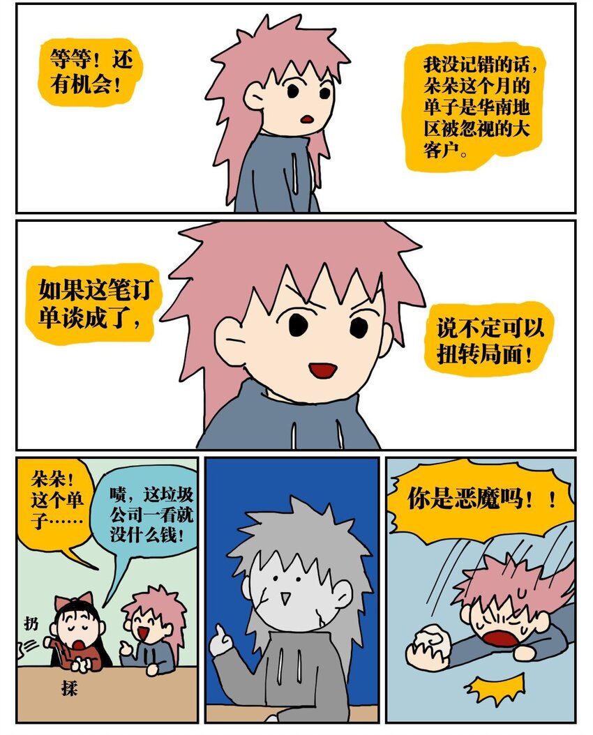04 我的恋爱脑作精同事害我丢了工作，我该不该懟她？！(1/2)-第4话