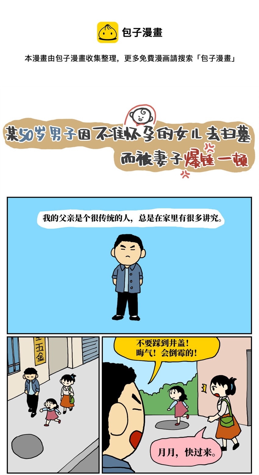 06 某50岁男子因不准怀孕的女儿去扫墓而被妻子爆锤一顿-第6话