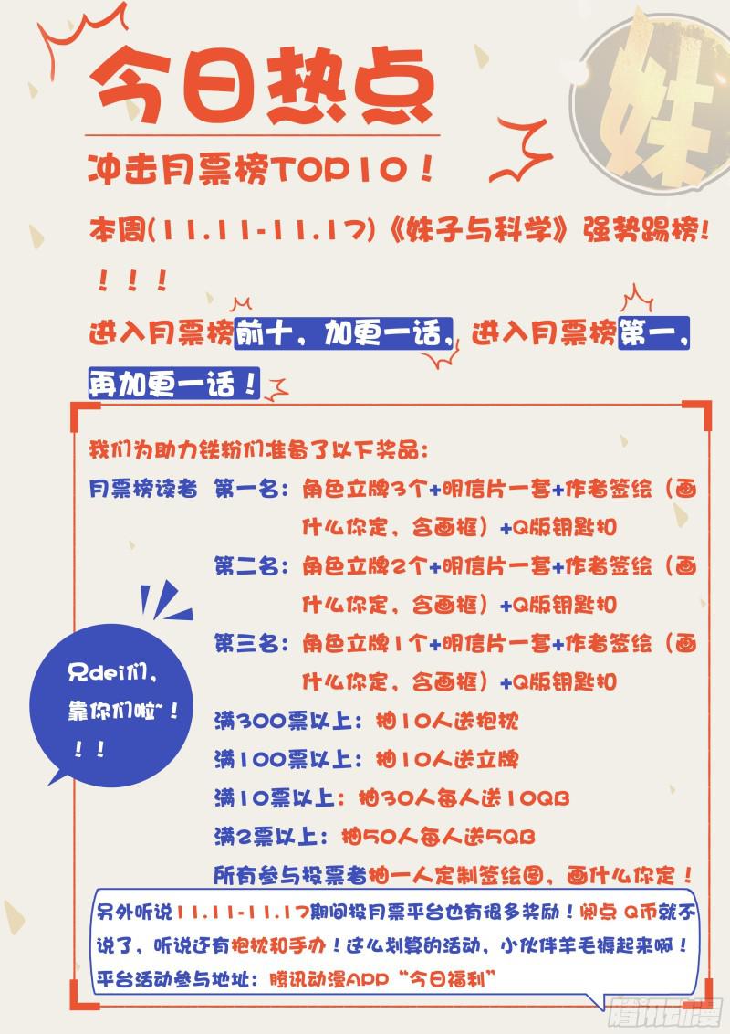 🍟妹子与科学 双十一活动！！ 第1页