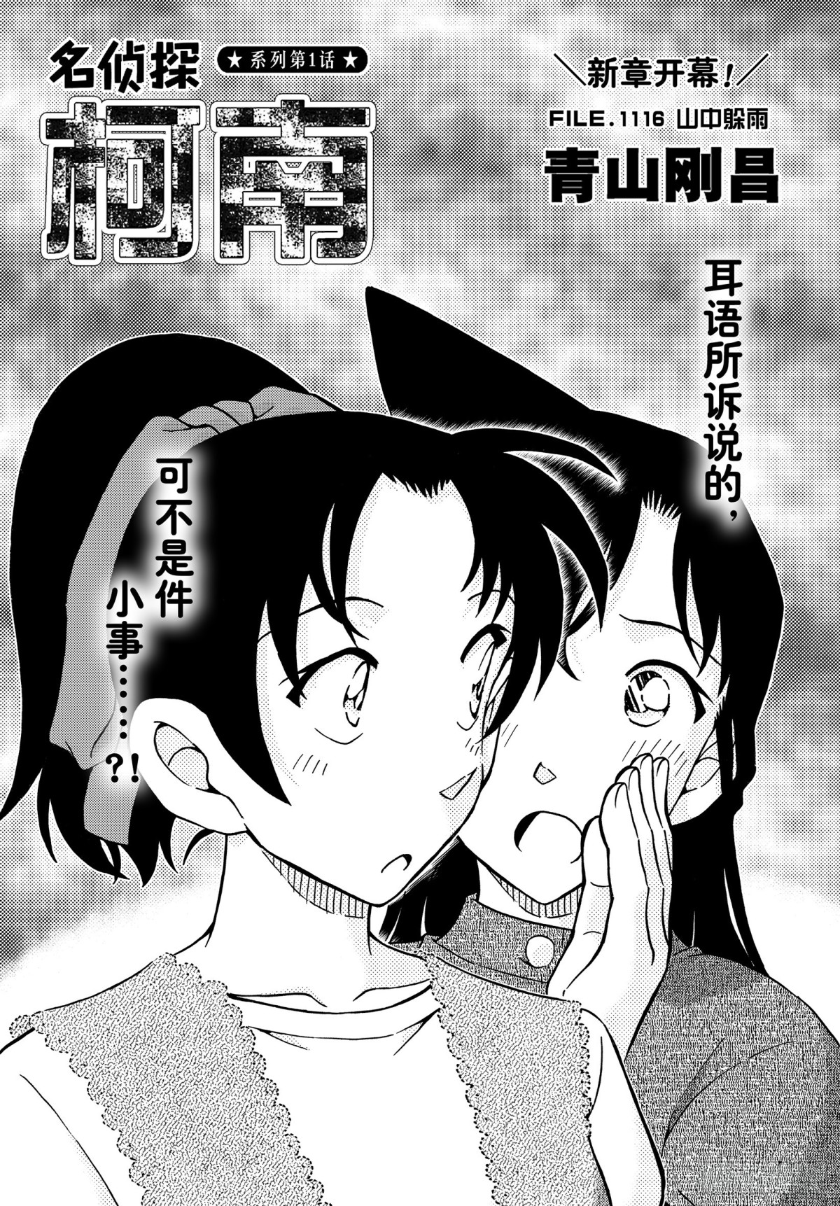 🍟名侦探柯南 FILE.1116 山中躲雨 第1页