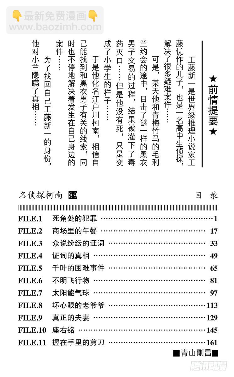 🍟名侦探柯南 第89卷FILE.1 死角处的犯 第4页