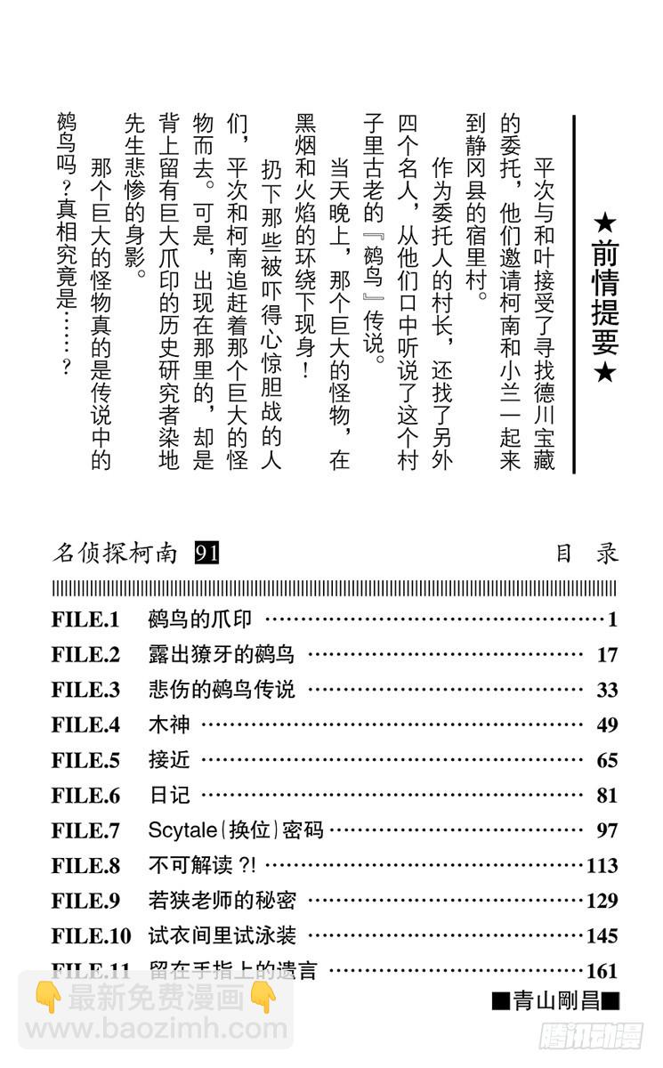 🍟名侦探柯南 第91卷FILE.1 鵺鸟的爪印 第3页