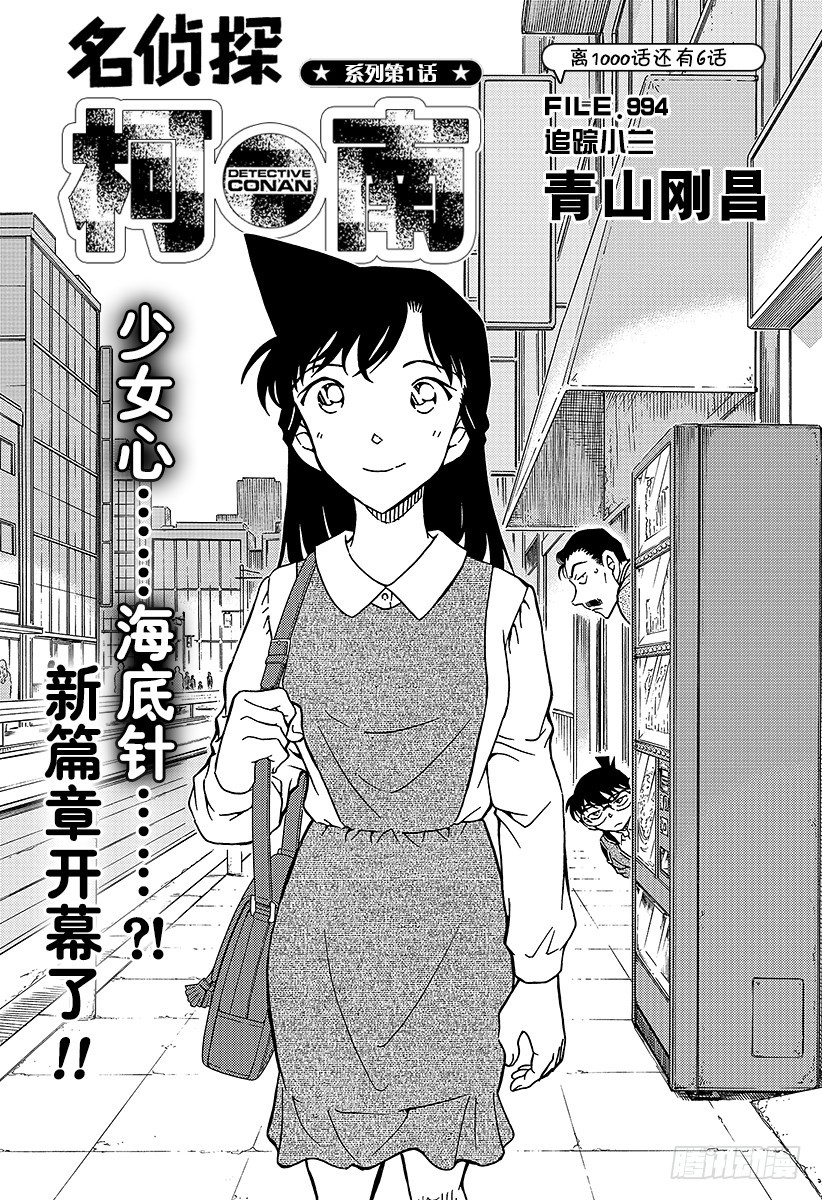 🍟名侦探柯南 FILE.994 追踪小兰 第1页