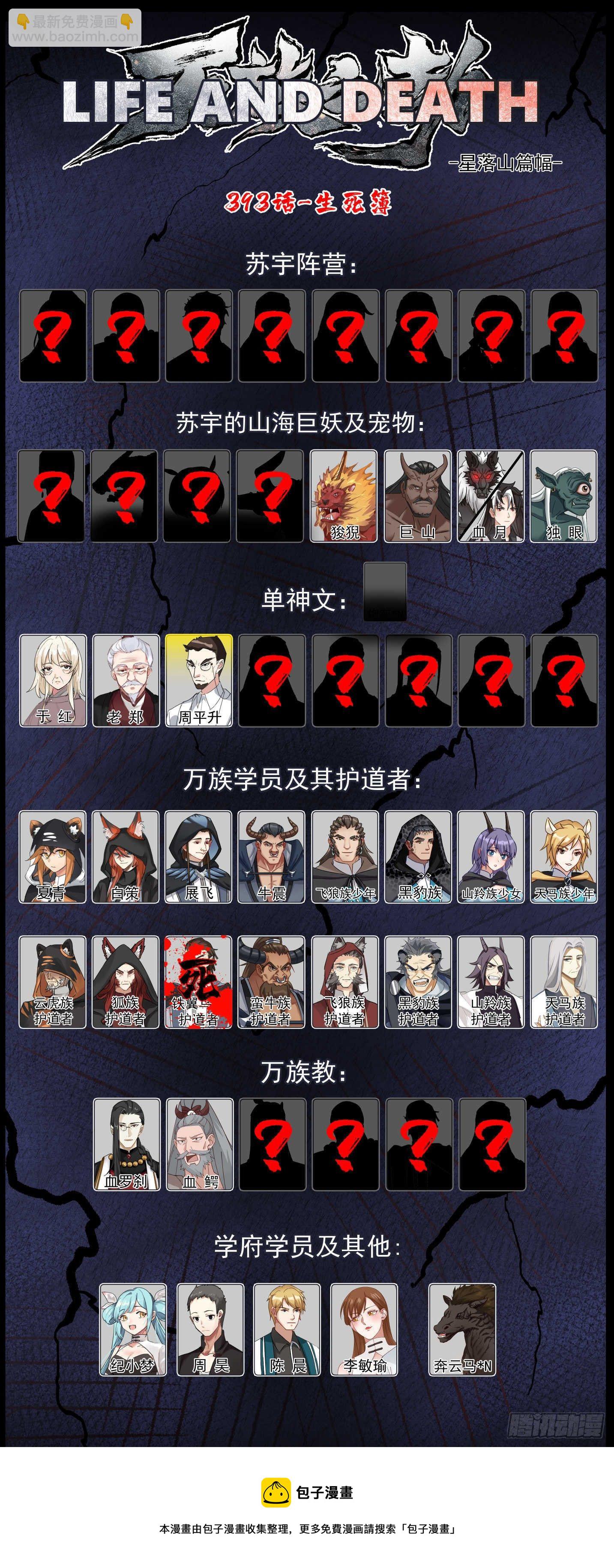 星落山篇-前辈别去，前面危险！-第394话