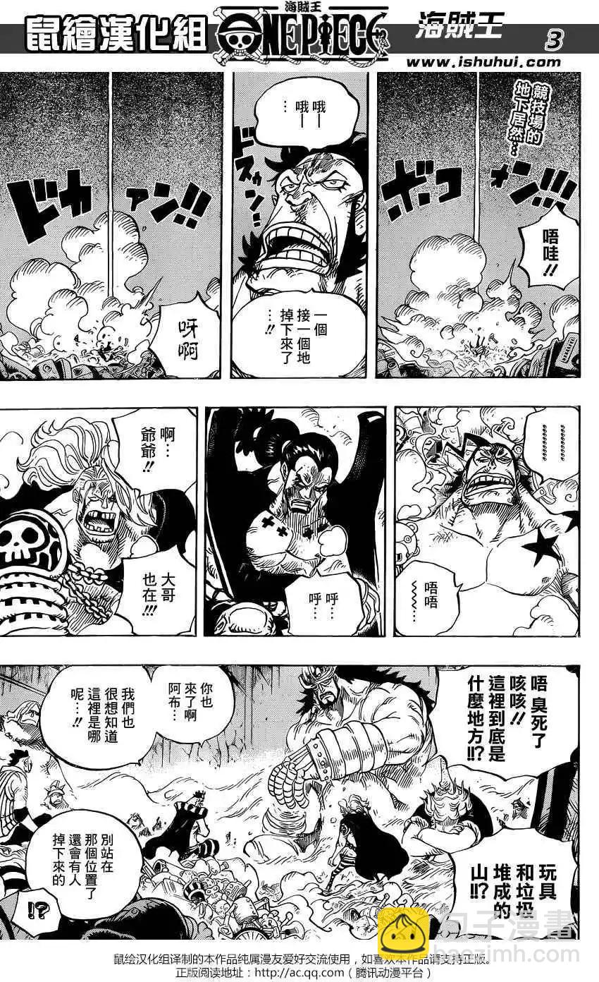 🍖ONE PIECE航海王 第726回 力库一族 第4页