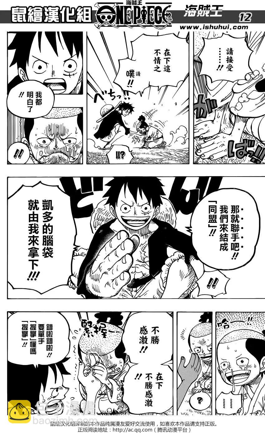 🍖ONE PIECE航海王 第819回 光月家的继承人·桃之助 第12页