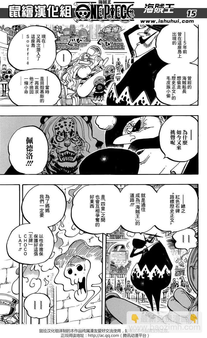 🍖ONE PIECE航海王 第846回 蛋蛋的警备 第15页