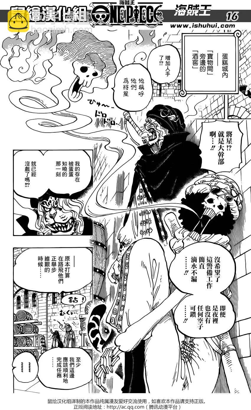 🍖ONE PIECE航海王 第846回 蛋蛋的警备 第16页