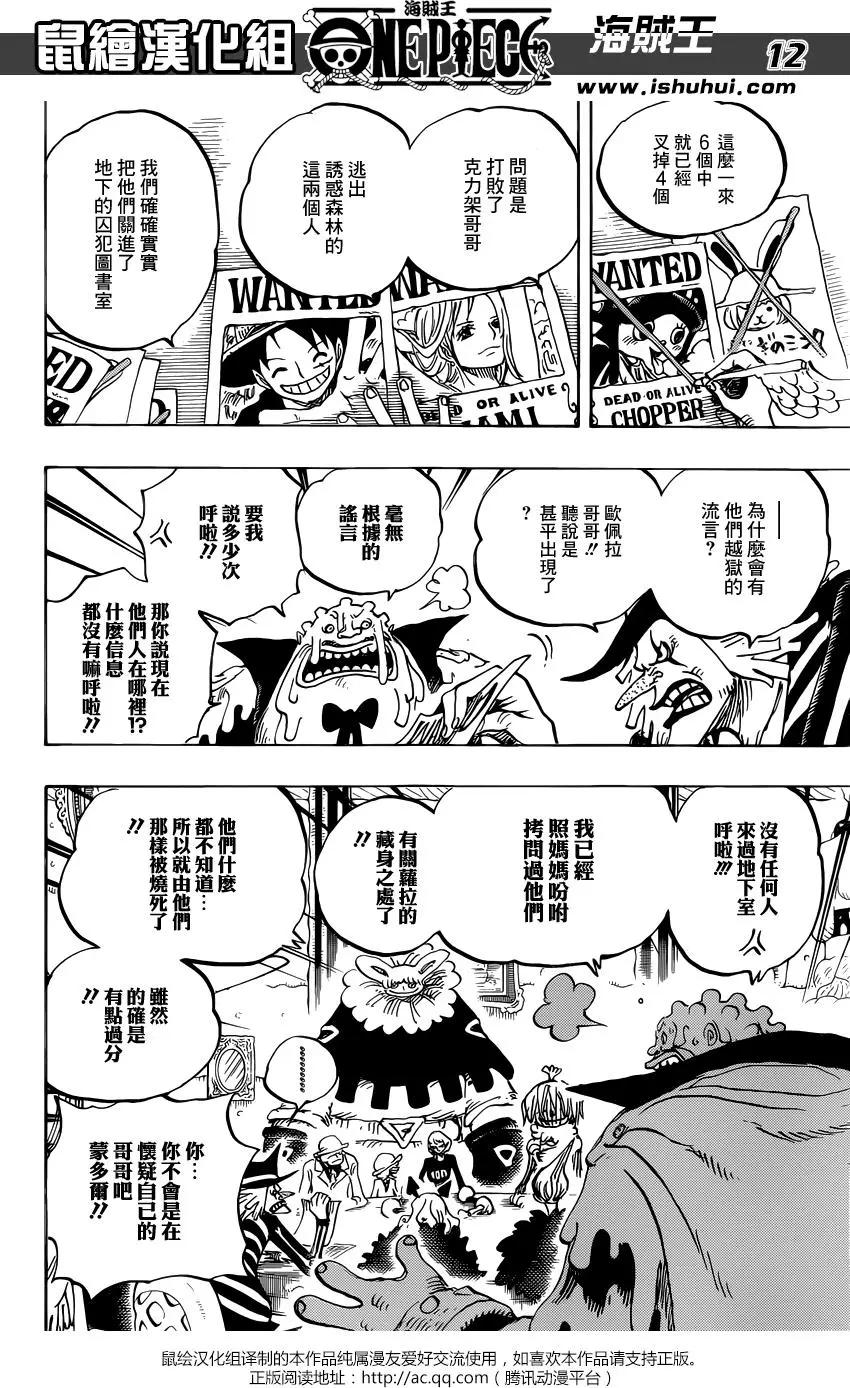 🍖ONE PIECE航海王 第854回 我在干什么啊 第12页