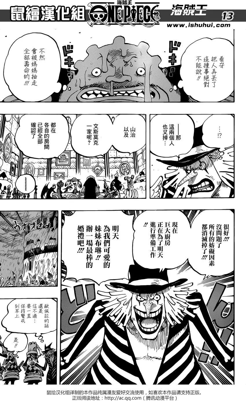 🍖ONE PIECE航海王 第854回 我在干什么啊 第13页