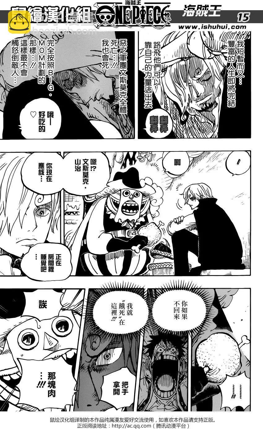🍖ONE PIECE航海王 第854回 我在干什么啊 第15页