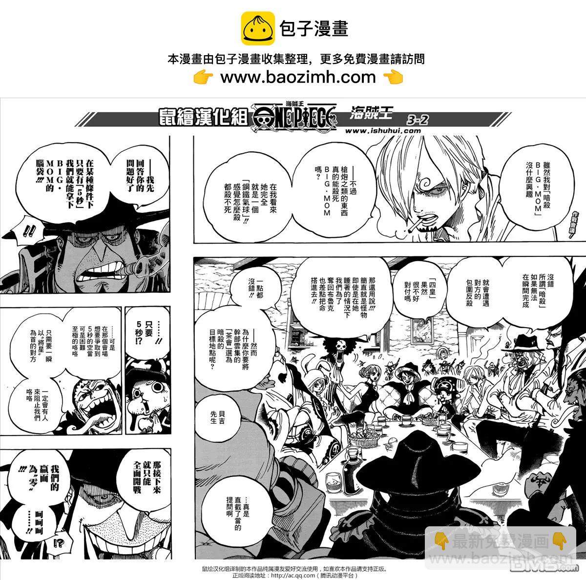 🍖ONE PIECE航海王 第859回 四皇暗杀作战 第2页