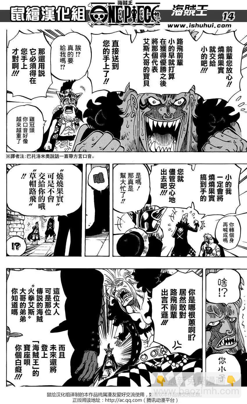 🍖ONE PIECE航海王 第731回 德雷斯罗萨SOP作战 第14页