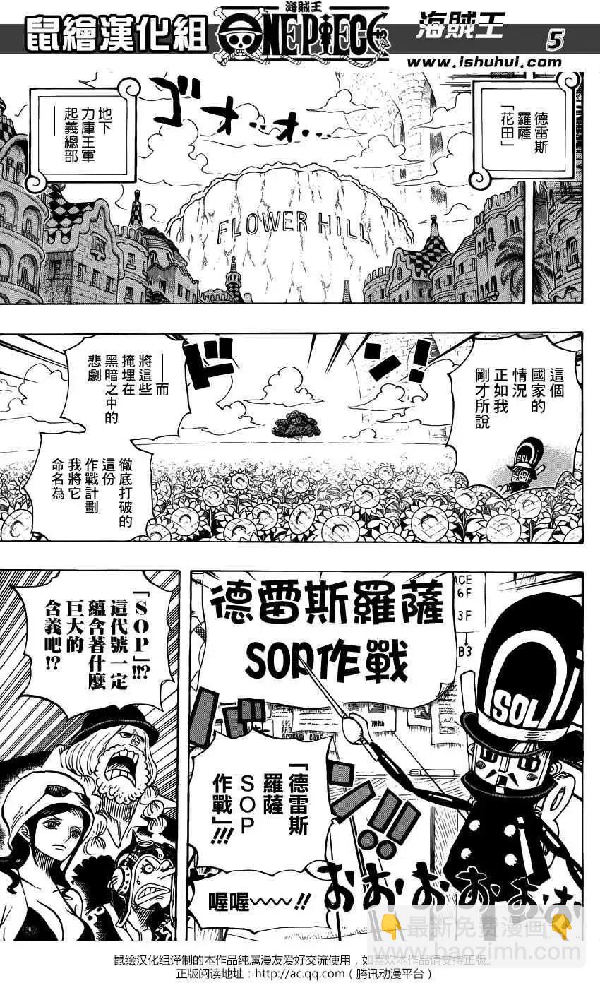 🍖ONE PIECE航海王 第731回 德雷斯罗萨SOP作战 第5页