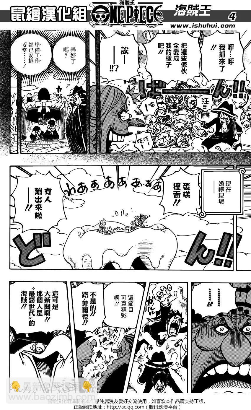 🍖ONE PIECE航海王 第863回 侠义派 第4页