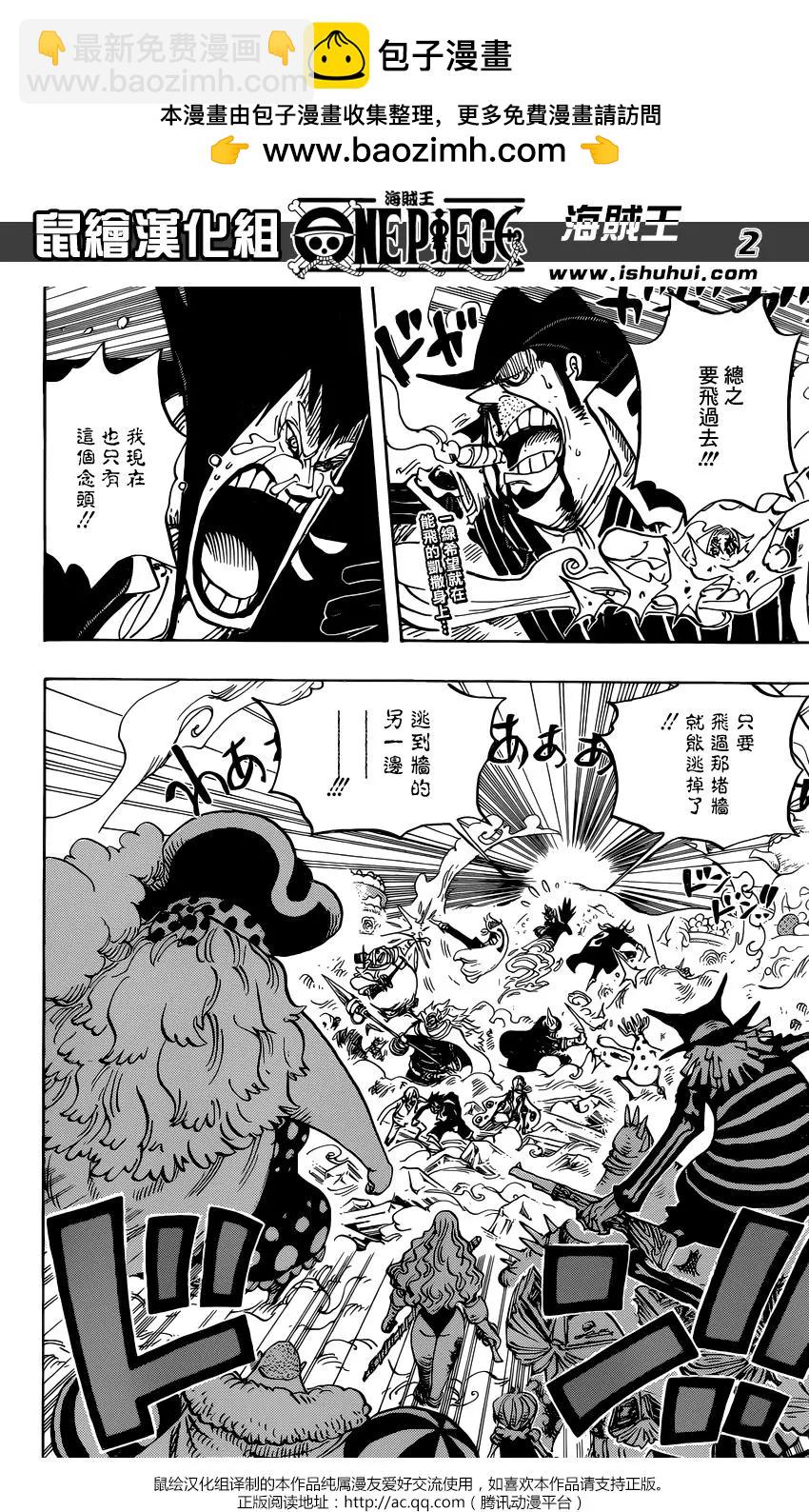 🍖ONE PIECE航海王 第871回 加油啊凯撒 第2页