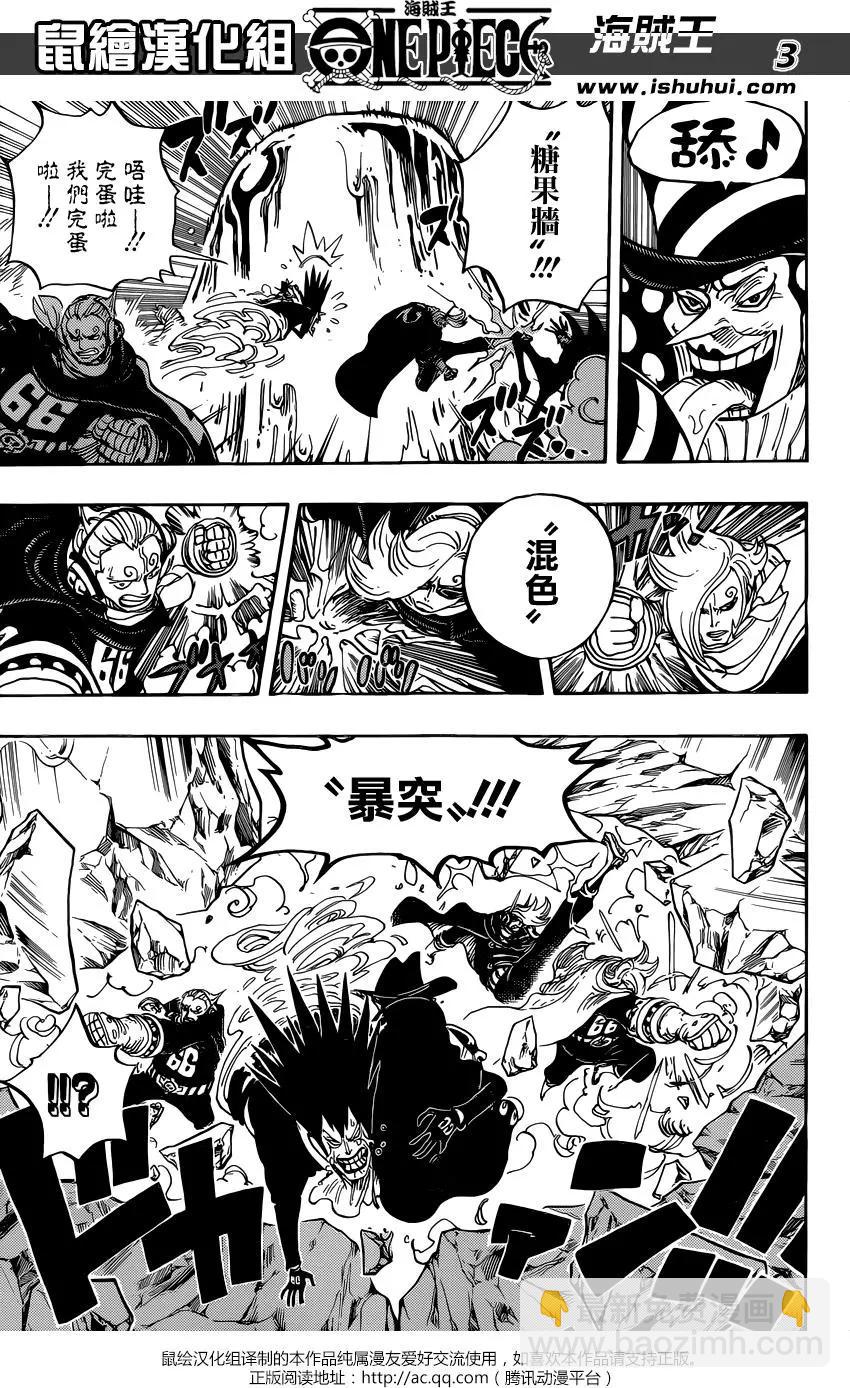 🍖ONE PIECE航海王 第871回 加油啊凯撒 第3页