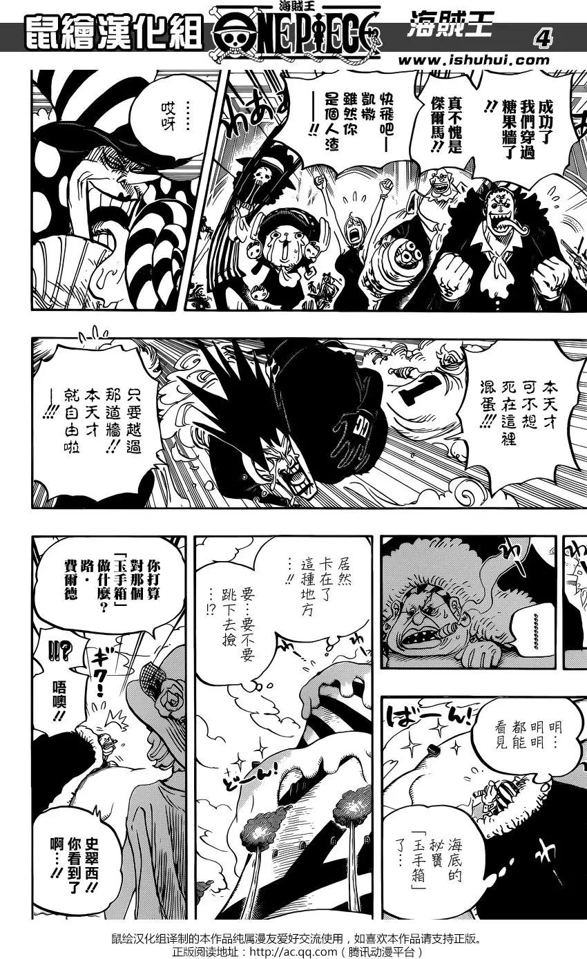 🍖ONE PIECE航海王 第871回 加油啊凯撒 第4页