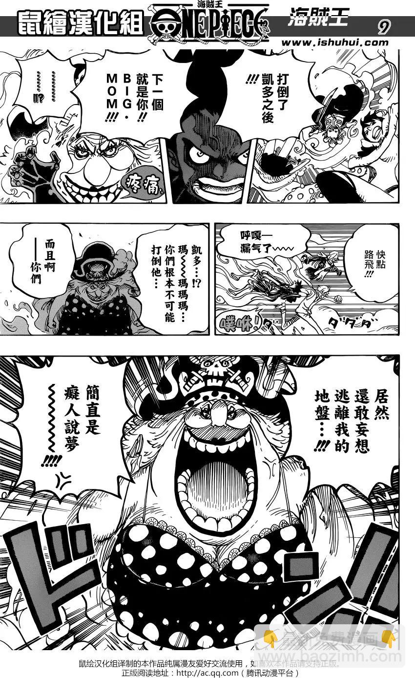 🍖ONE PIECE航海王 第871回 加油啊凯撒 第9页
