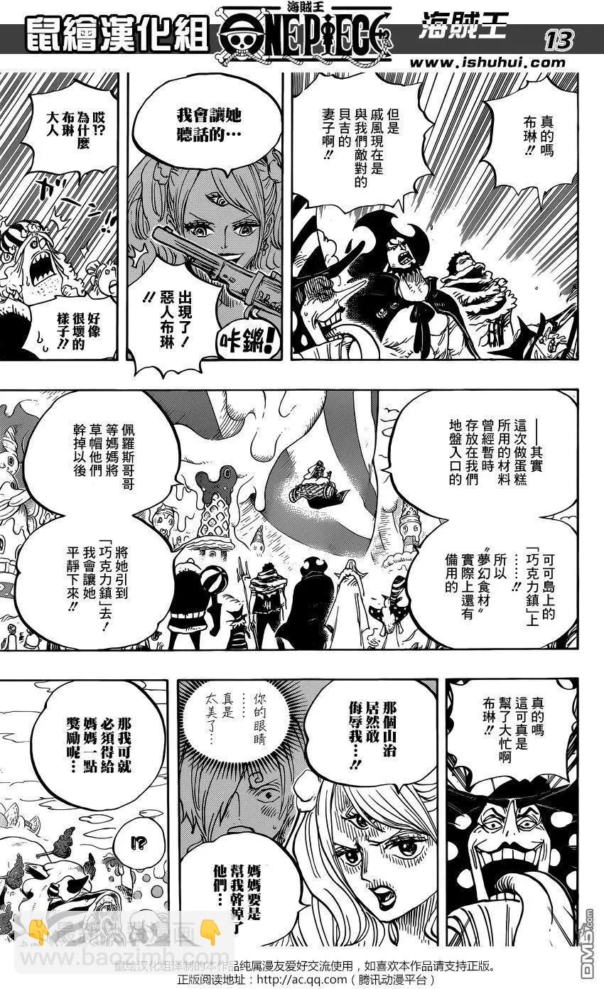 🍖ONE PIECE航海王 第873回 走投无路的点心们 第12页