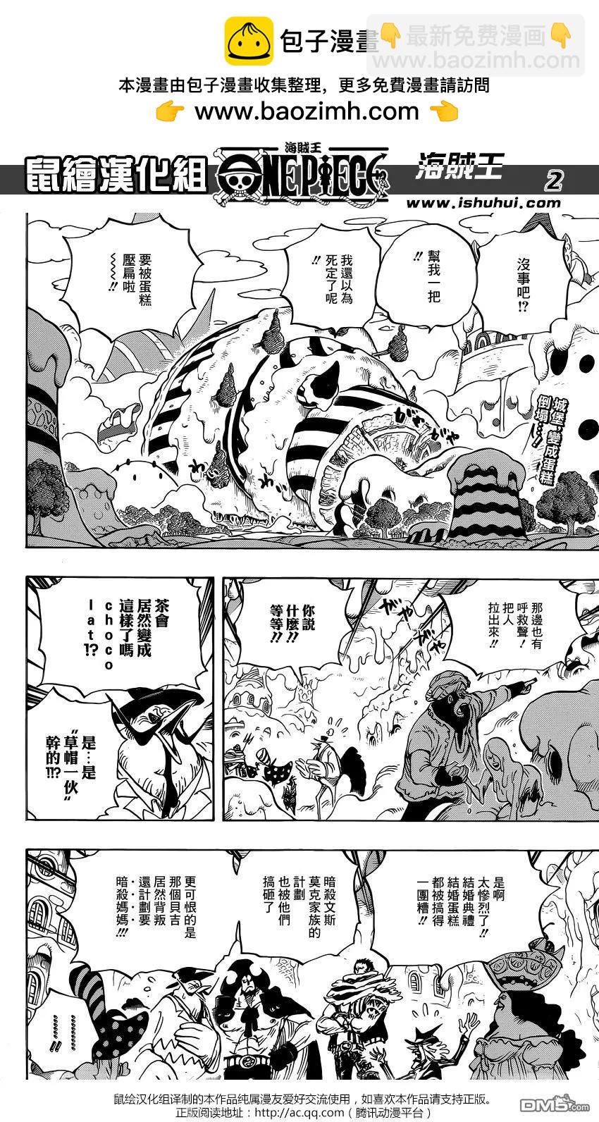 🍖ONE PIECE航海王 第873回 走投无路的点心们 第2页