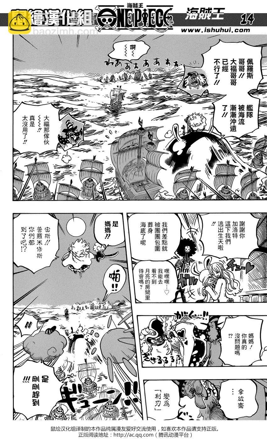 🍖ONE PIECE航海王 第889回 未知的妈妈 第14页
