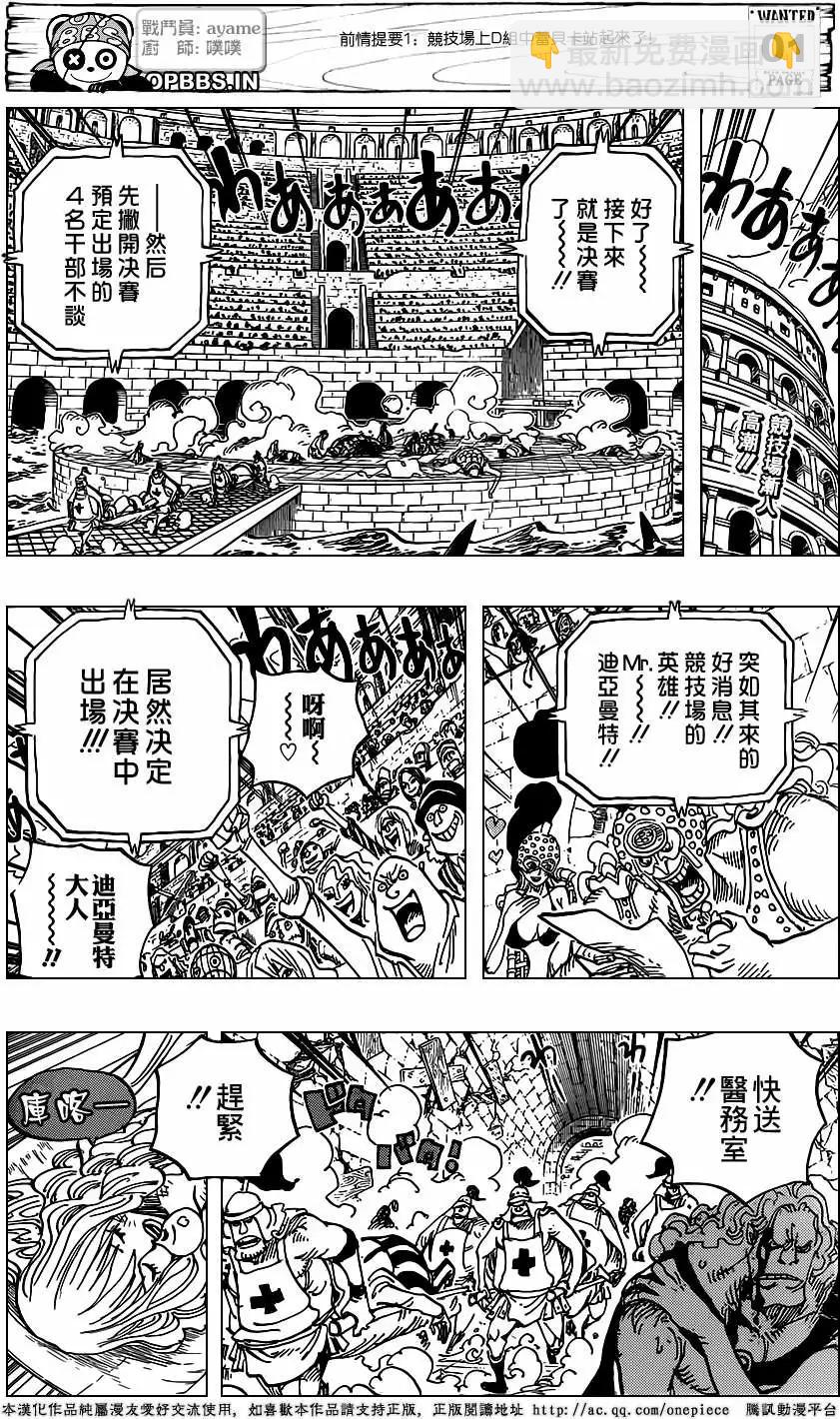 🍖ONE PIECE航海王 第735回 藤虎的打算 第3页