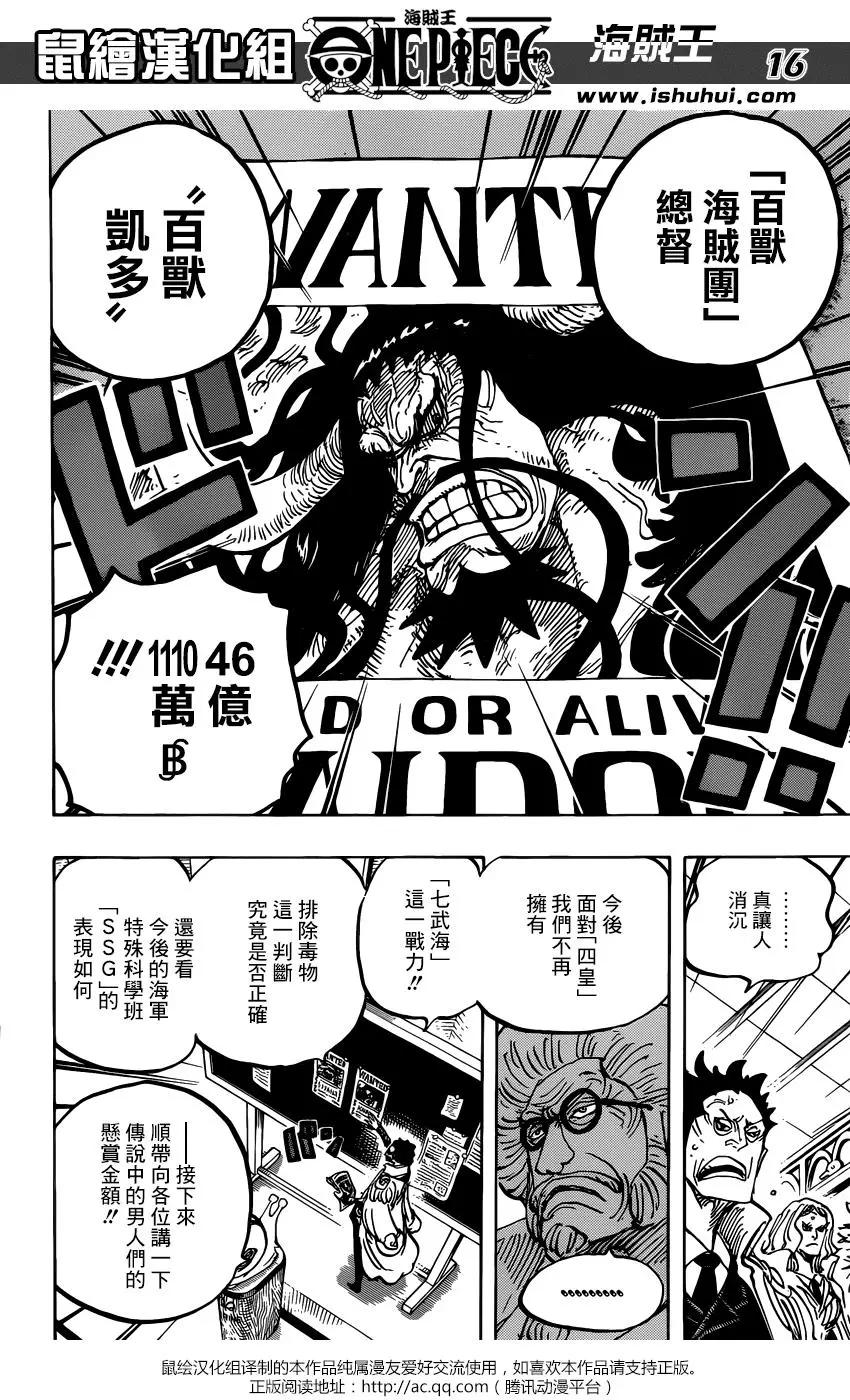 🍖ONE PIECE航海王 第957话 第15页