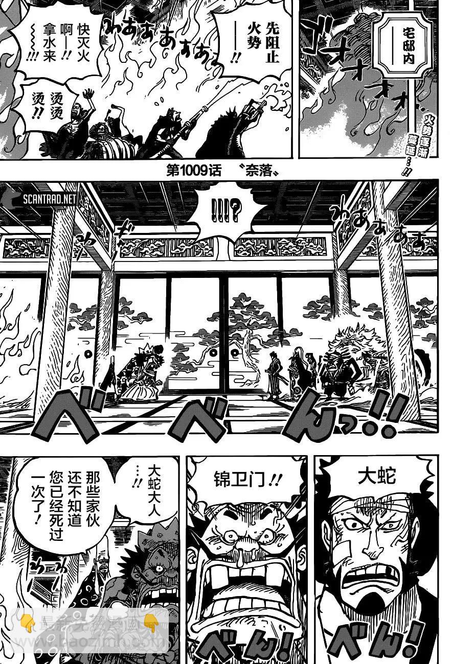 🍖ONE PIECE航海王 第1009话 第3页