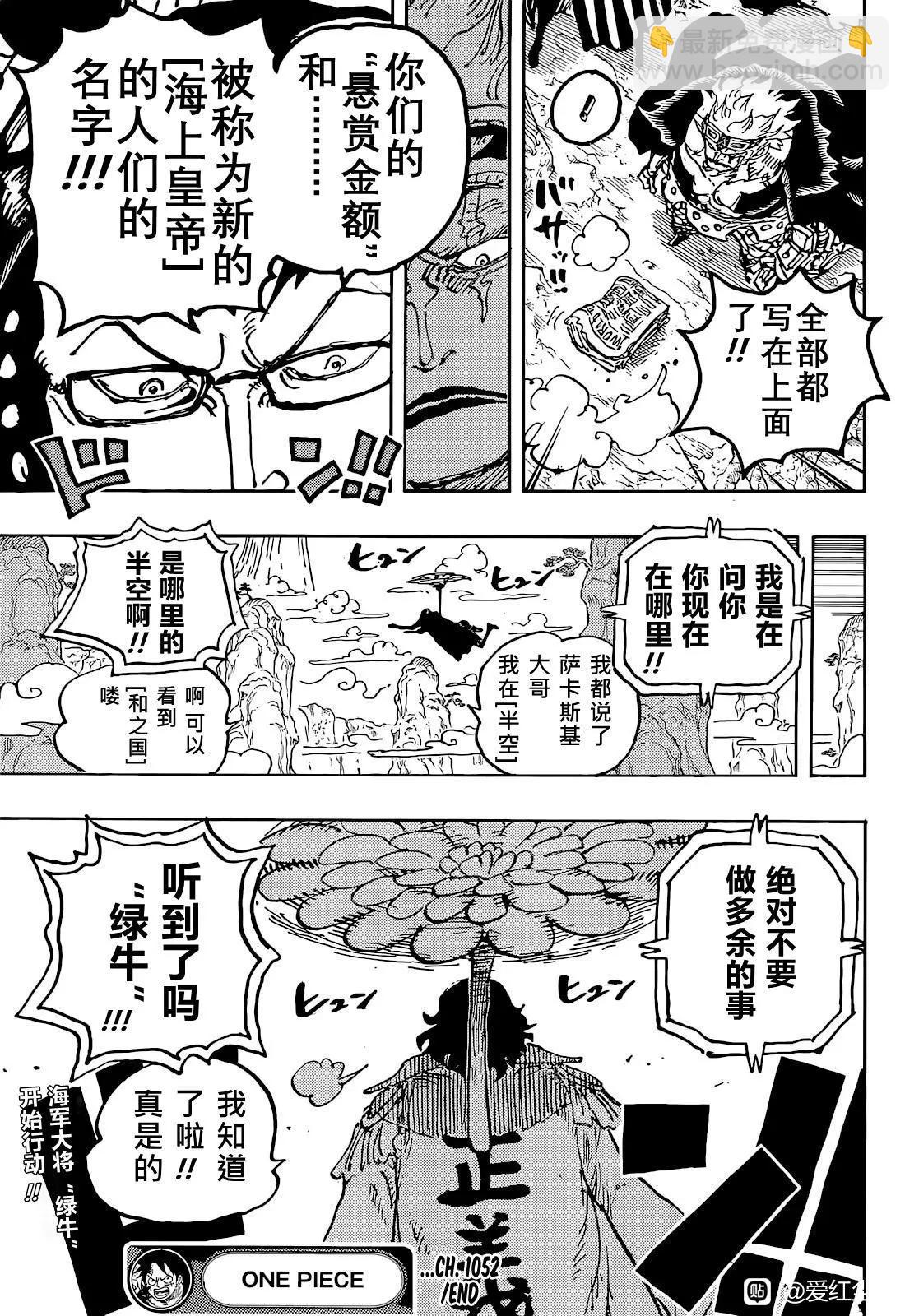 🍖ONE PIECE航海王 第1052话 第15页