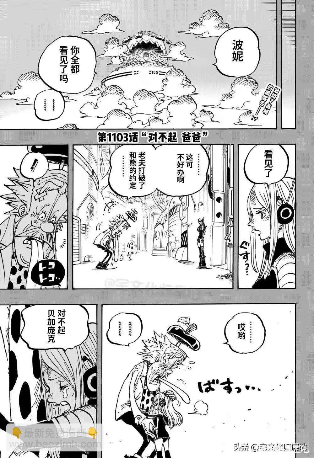 🍖ONE PIECE航海王 第1103话 第3页