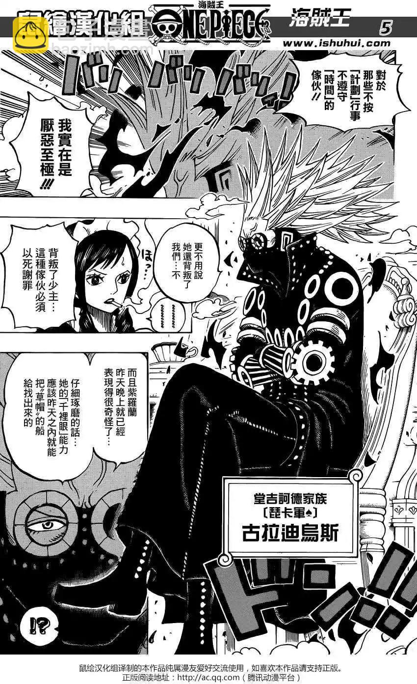🍖ONE PIECE航海王 第723回 变更作战 第5页