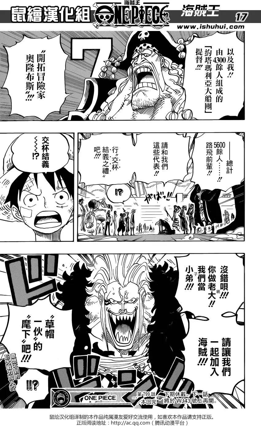 🍖ONE PIECE航海王 第799回 亲与子 第15页