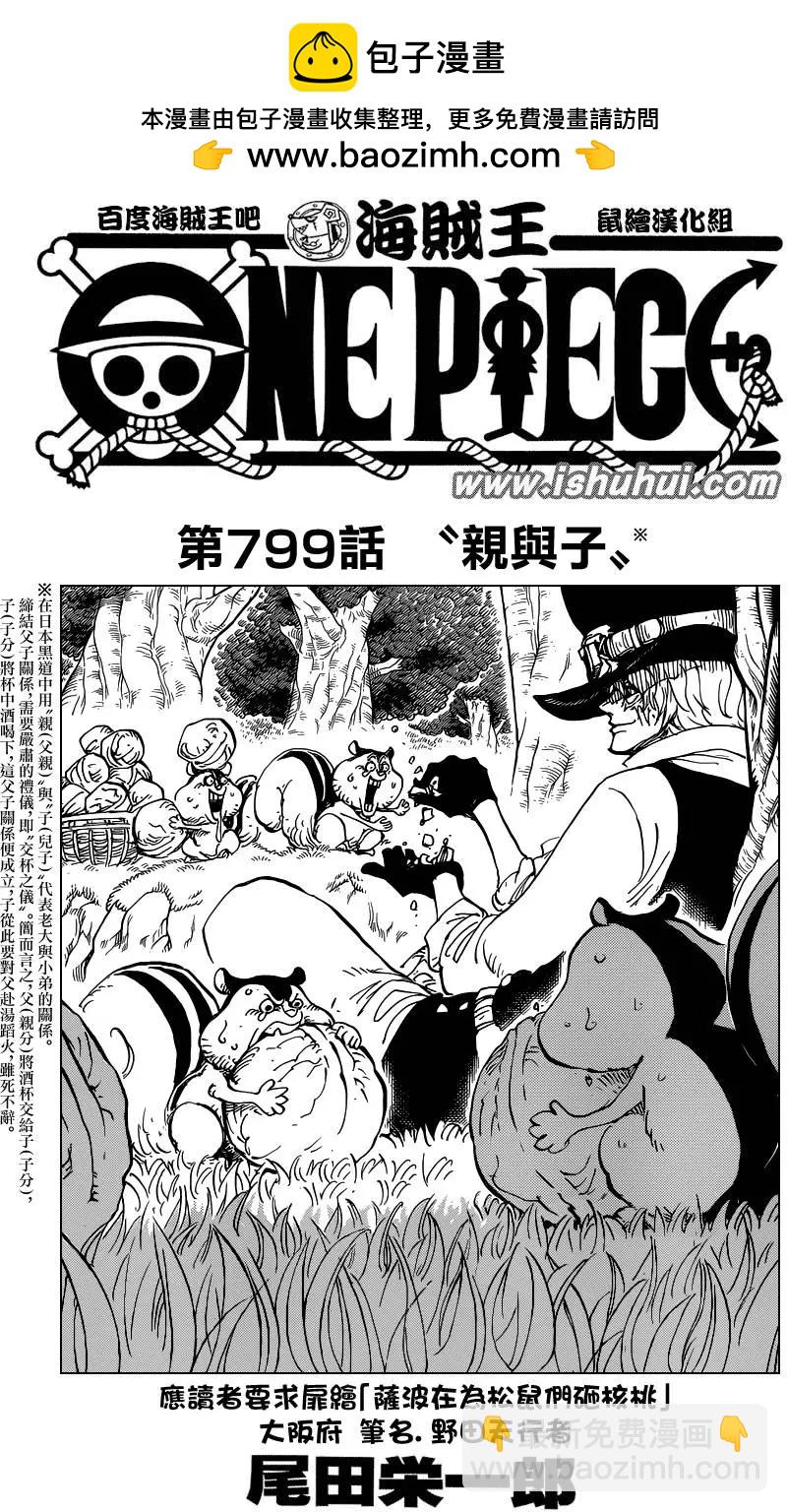 🍖ONE PIECE航海王 第799回 亲与子 第2页