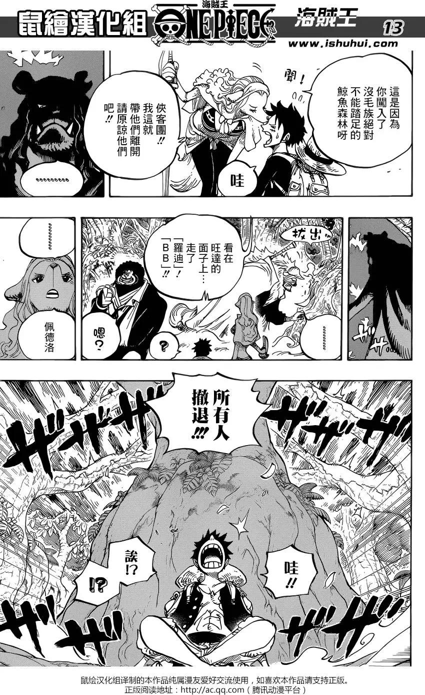 🍖ONE PIECE航海王 第805回 毛皮族 第13页