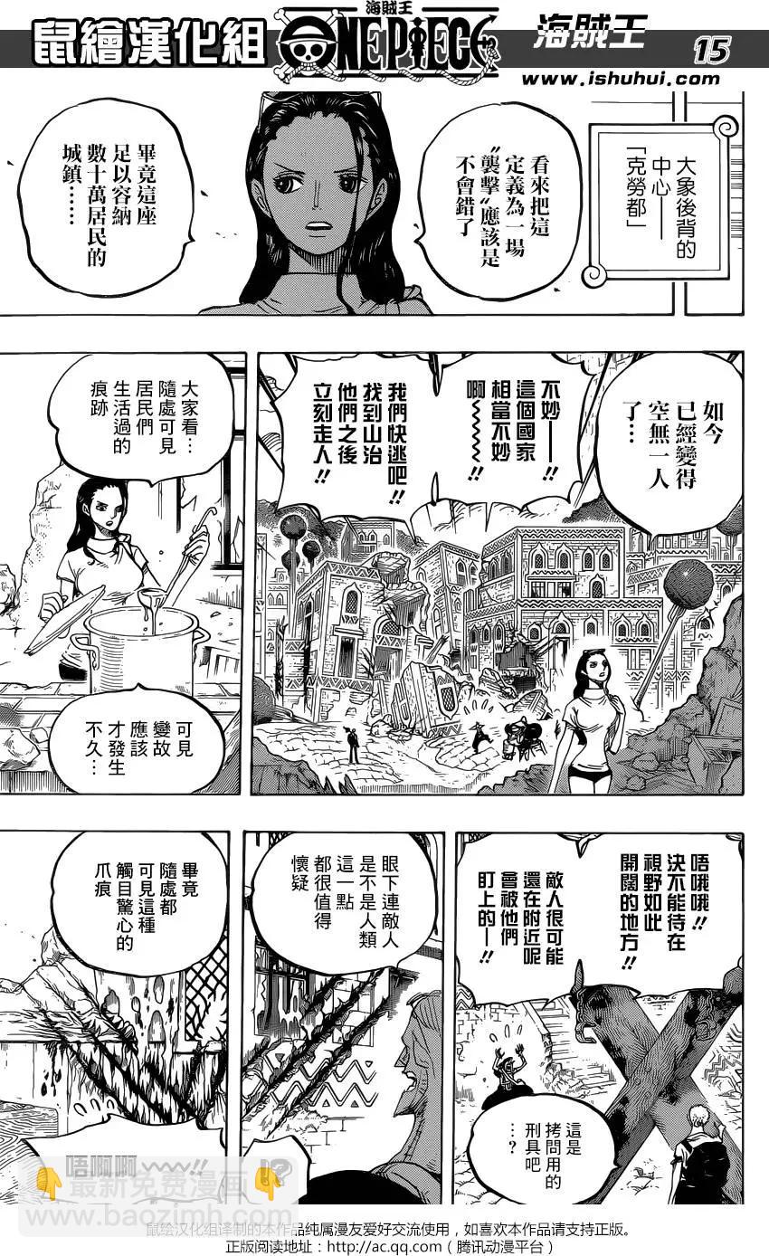 🍖ONE PIECE航海王 第805回 毛皮族 第15页