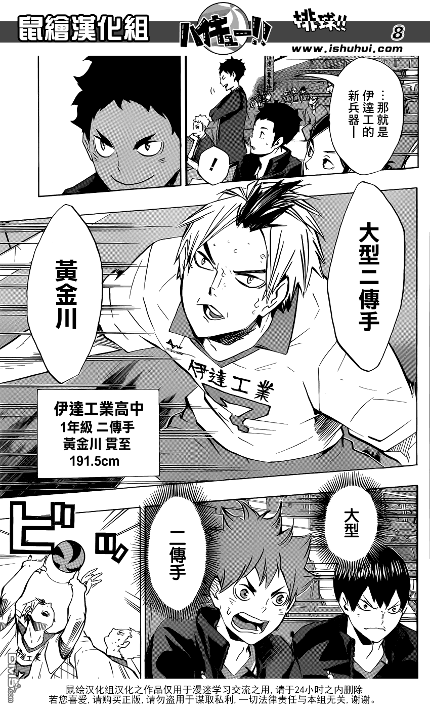 🍝排球 第126话 第3扇 第8页