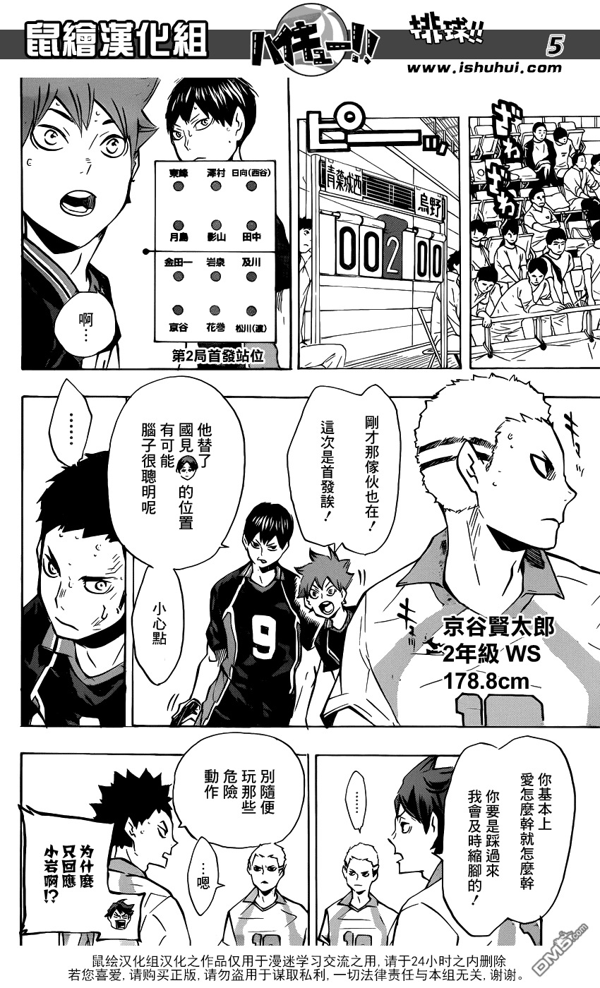 🍝排球 第132话 破坏者 第5页