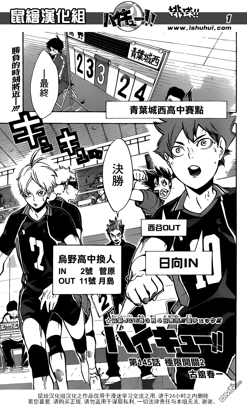 🍝排球 第145话 极限开关2 第1页
