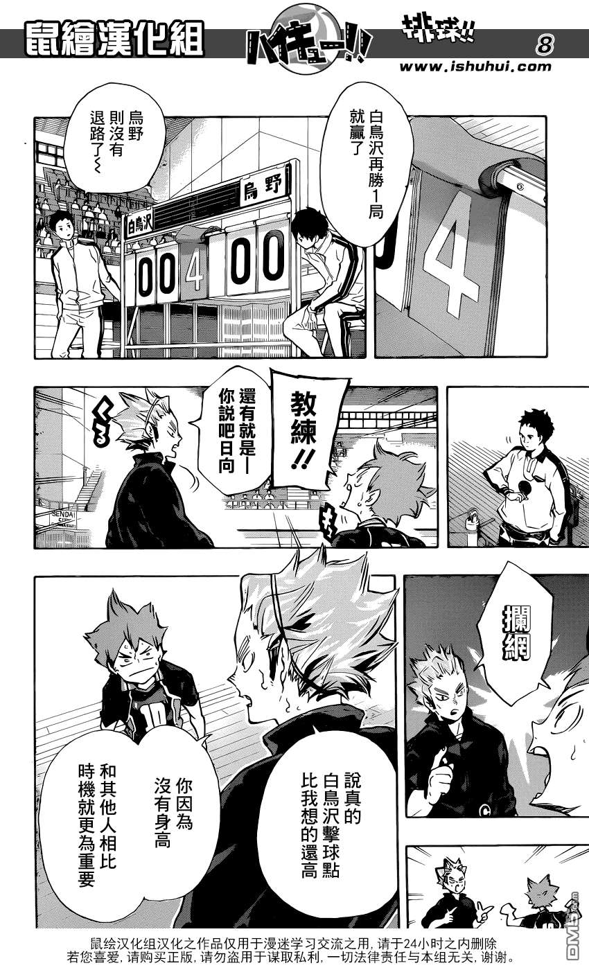 🍝排球 第166话 守护神与明月 第8页