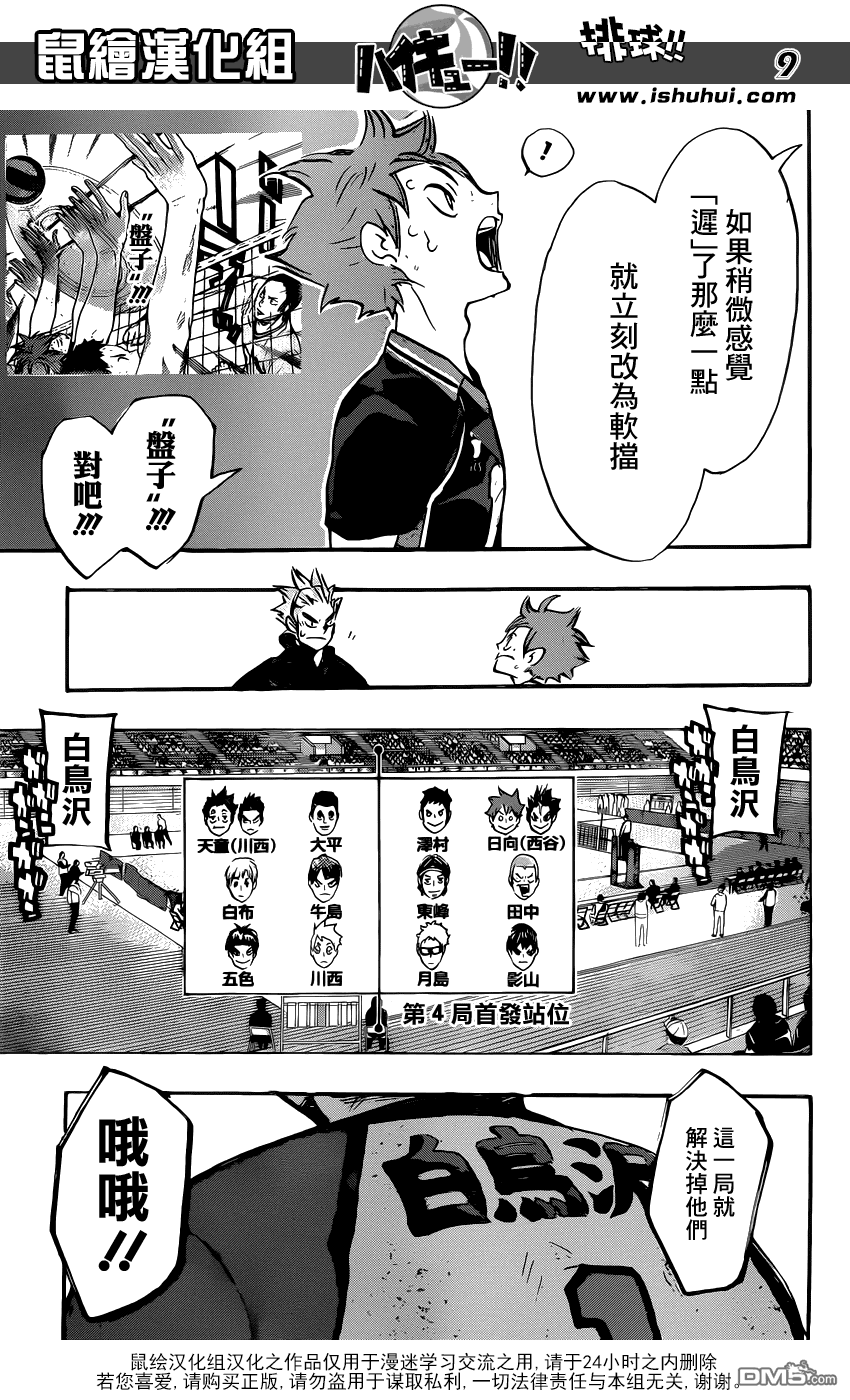 🍝排球 第166话 守护神与明月 第9页