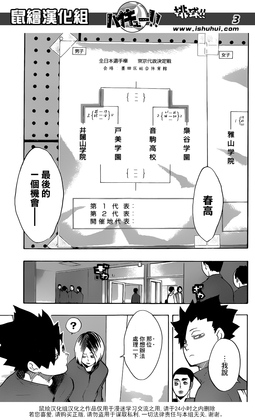 🍝排球 第196话 背水一战 第3页