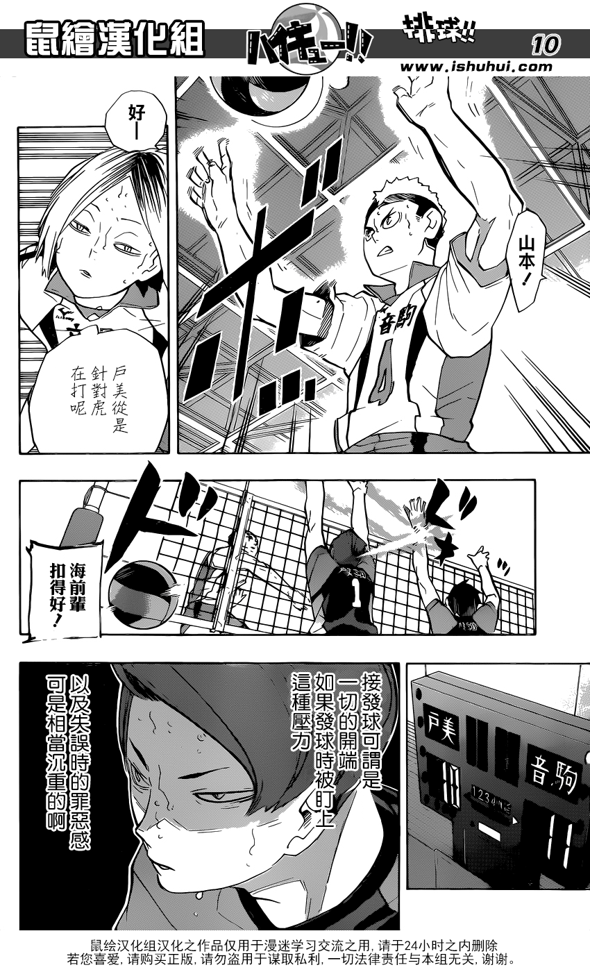 🍝排球 第202话 音驹的王牌 第10页
