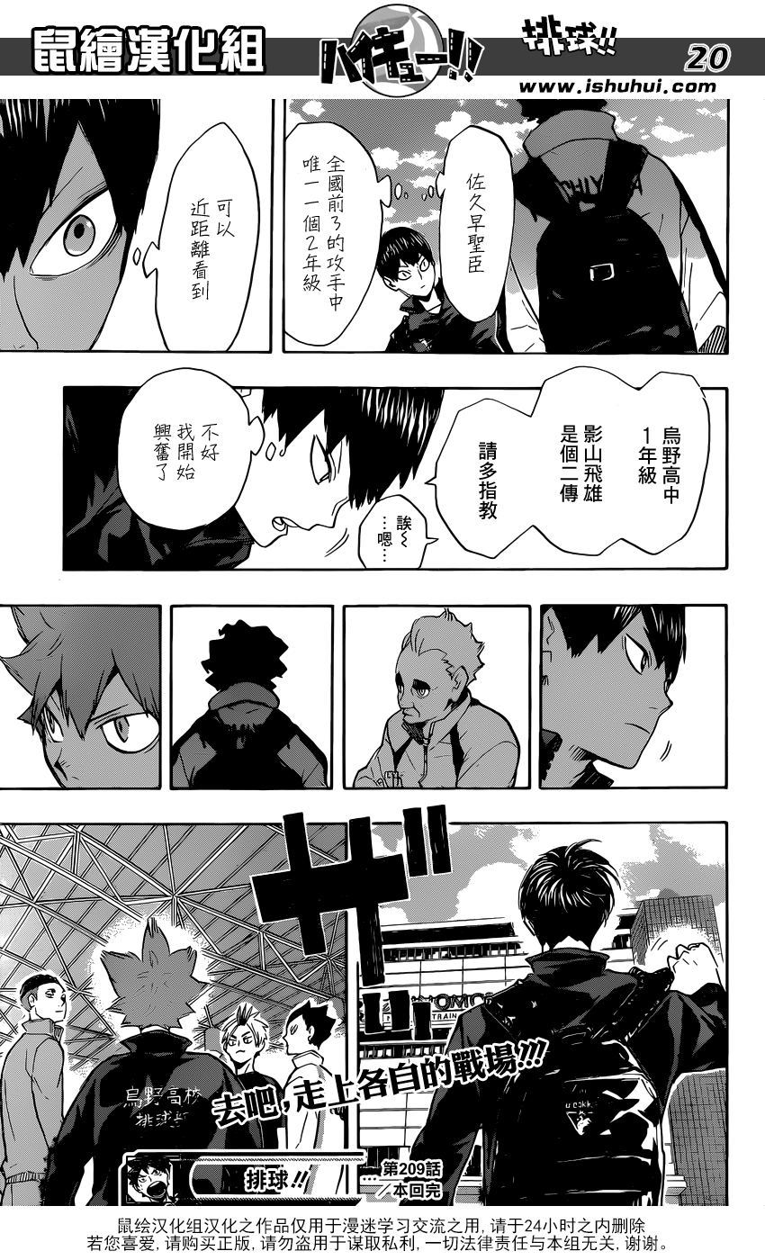 🍝排球 第209话 自我介绍 第18页