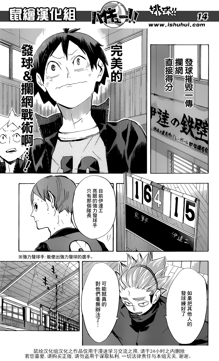 🍝排球 第225话 生硬 第14页