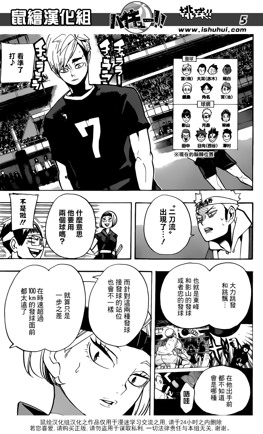 🍝排球 第253话 追击 第5页