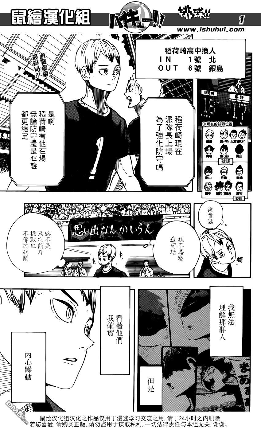 🍝排球 第283话 信条 第1页