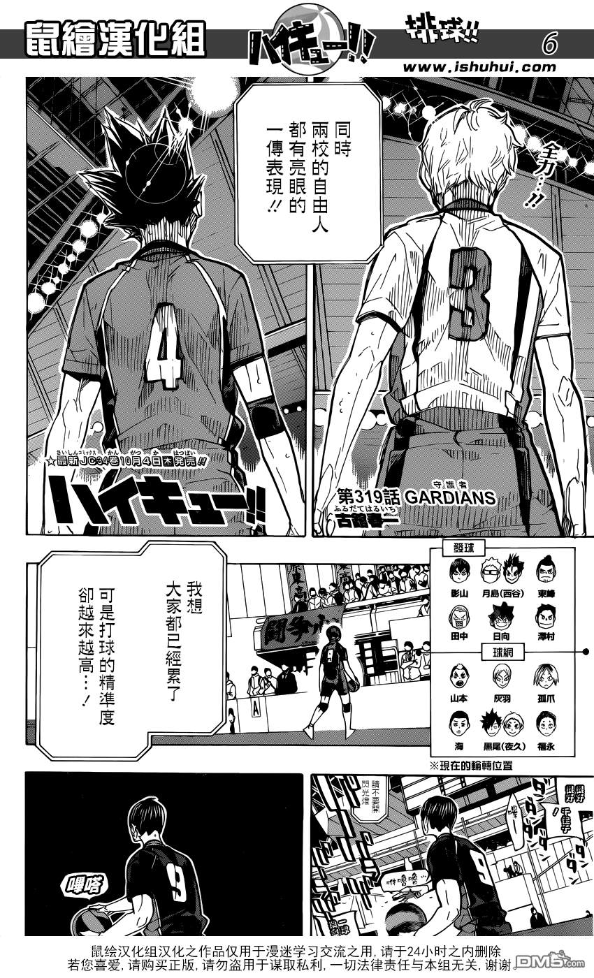 🍝排球 第319话 GARDIANS 第6页