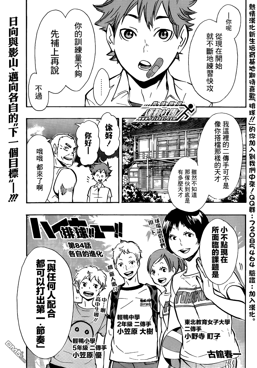 🍝排球 第84话 各自的进化 第1页